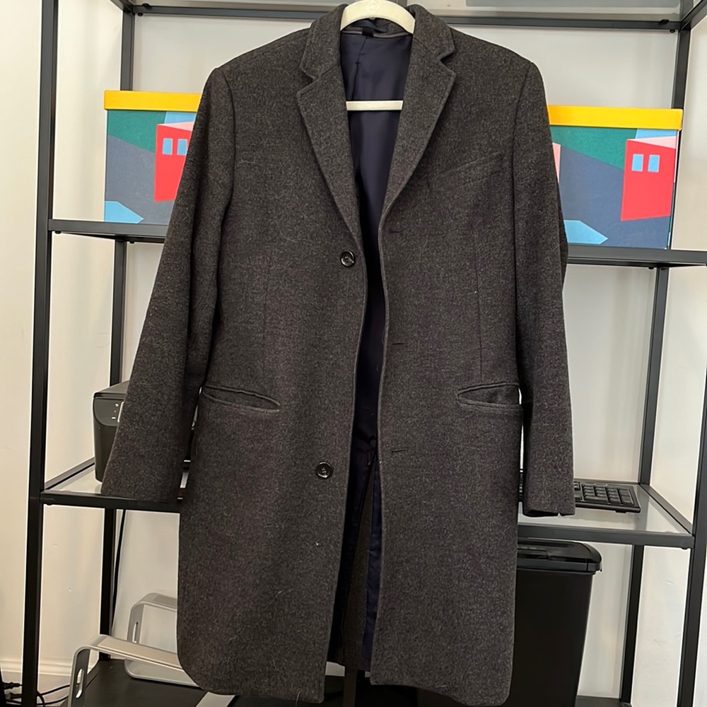 J. Crew Ludlow topcoat in wool-cashmere - Charcoal Gray - Size 36S
